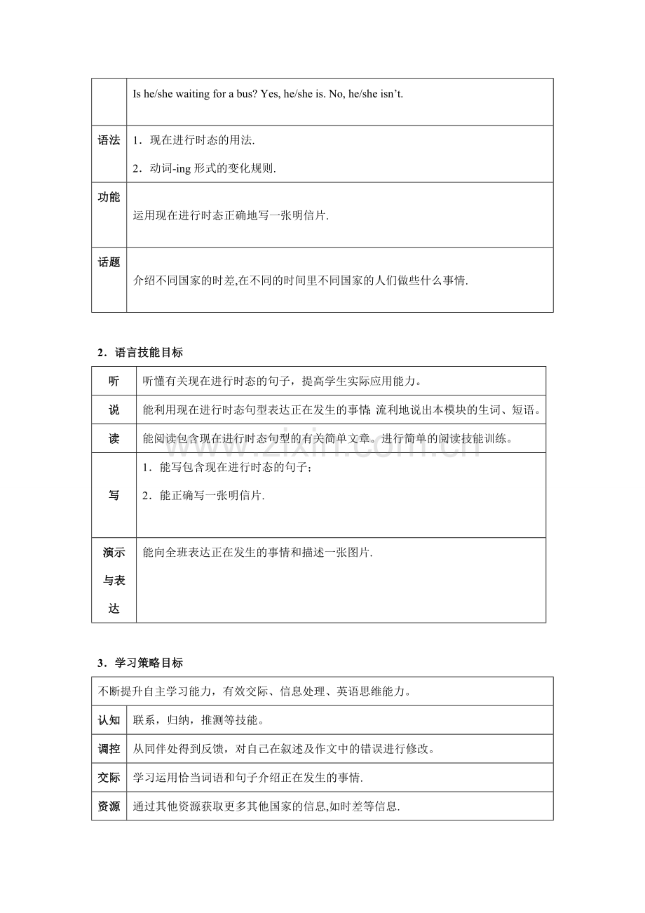 七年级英语下：Module 1 People and places教案（外研版）.doc_第2页