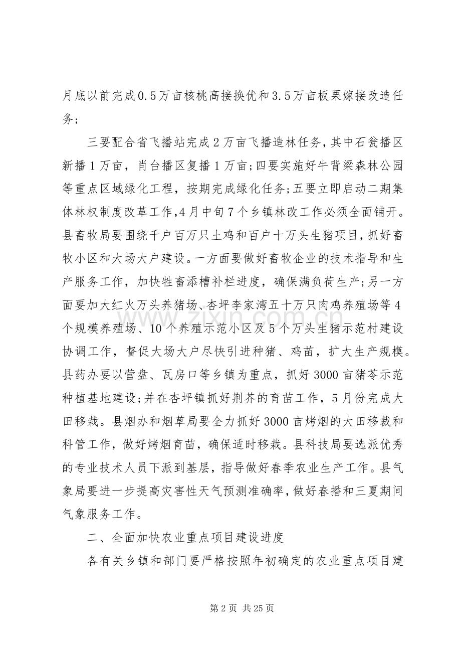 副县长政府全会讲话发言稿.docx_第2页