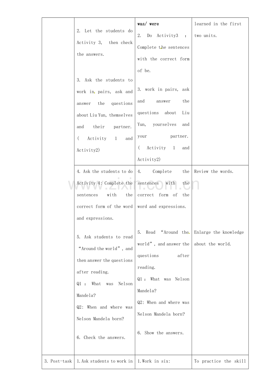 广东省惠东县教育教学研究室七年级英语下册 Module 7 Unit 3 Language in use教案 （新版）外研版-（新版）外研版初中七年级下册英语教案.doc_第2页