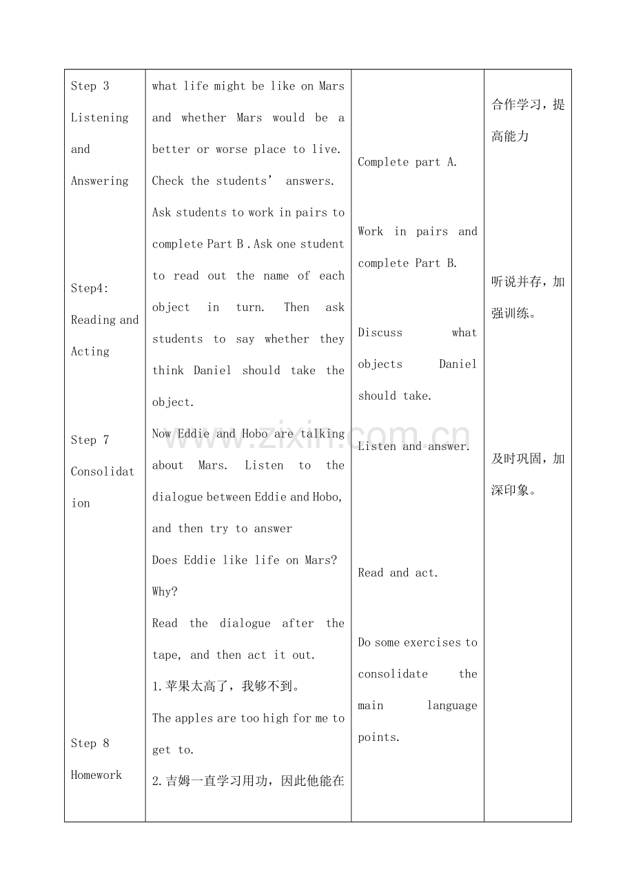 九年级英语下册 Unit1 Life on Mars教案 牛津版.doc_第2页