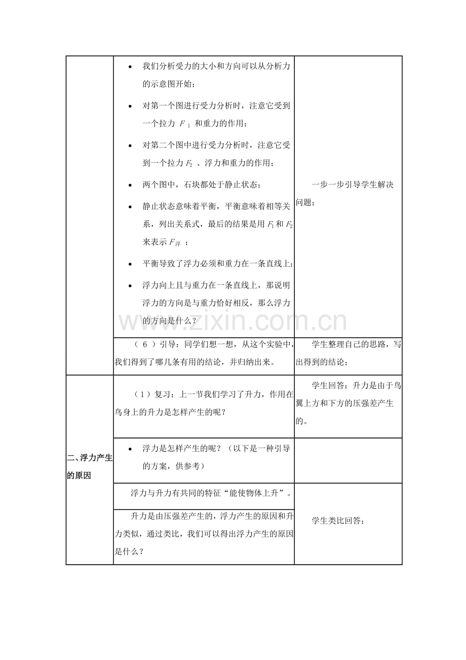 八年级物理下册 第十章 流体的力现象 10.3 科学探究：浮力的大小教案1 教科版-教科版初中八年级下册物理教案.doc_第3页