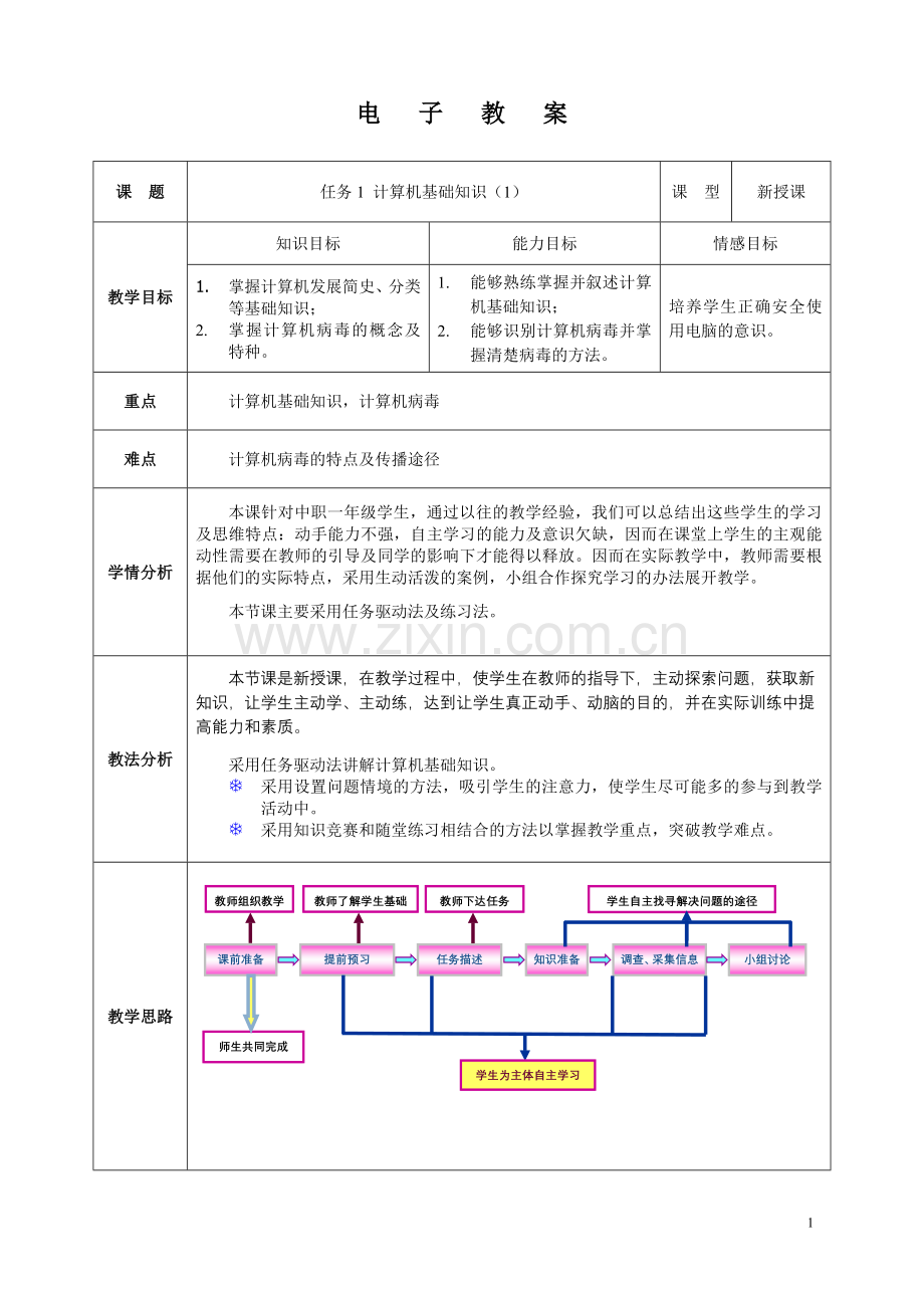 任务1 计算机基础知识---电子教案.doc_第2页