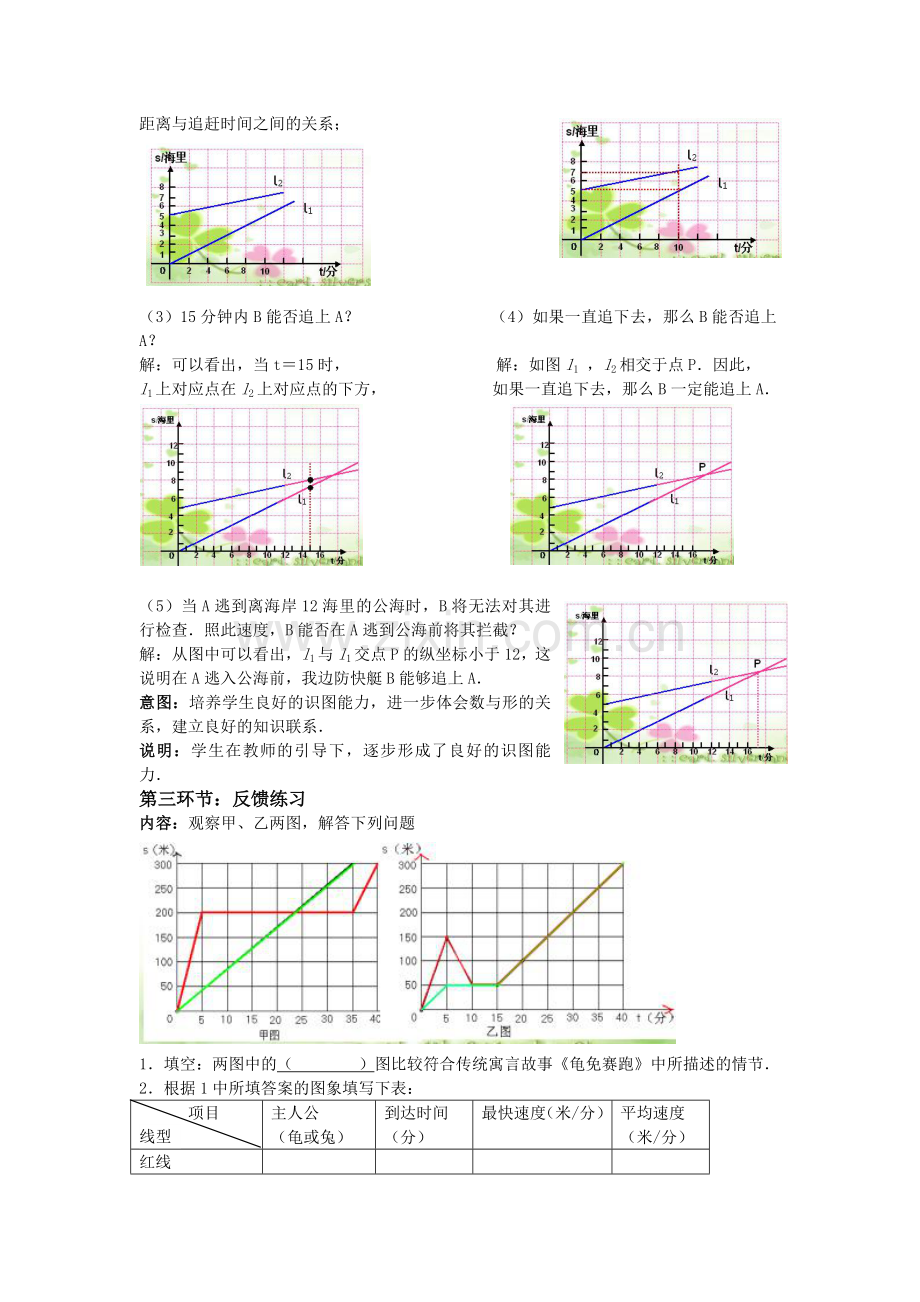 一次函数图像的应用2说课稿.doc_第3页