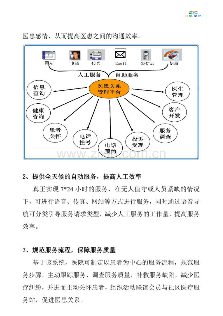 智慧医疗医患关系平台解决方案.doc_第3页