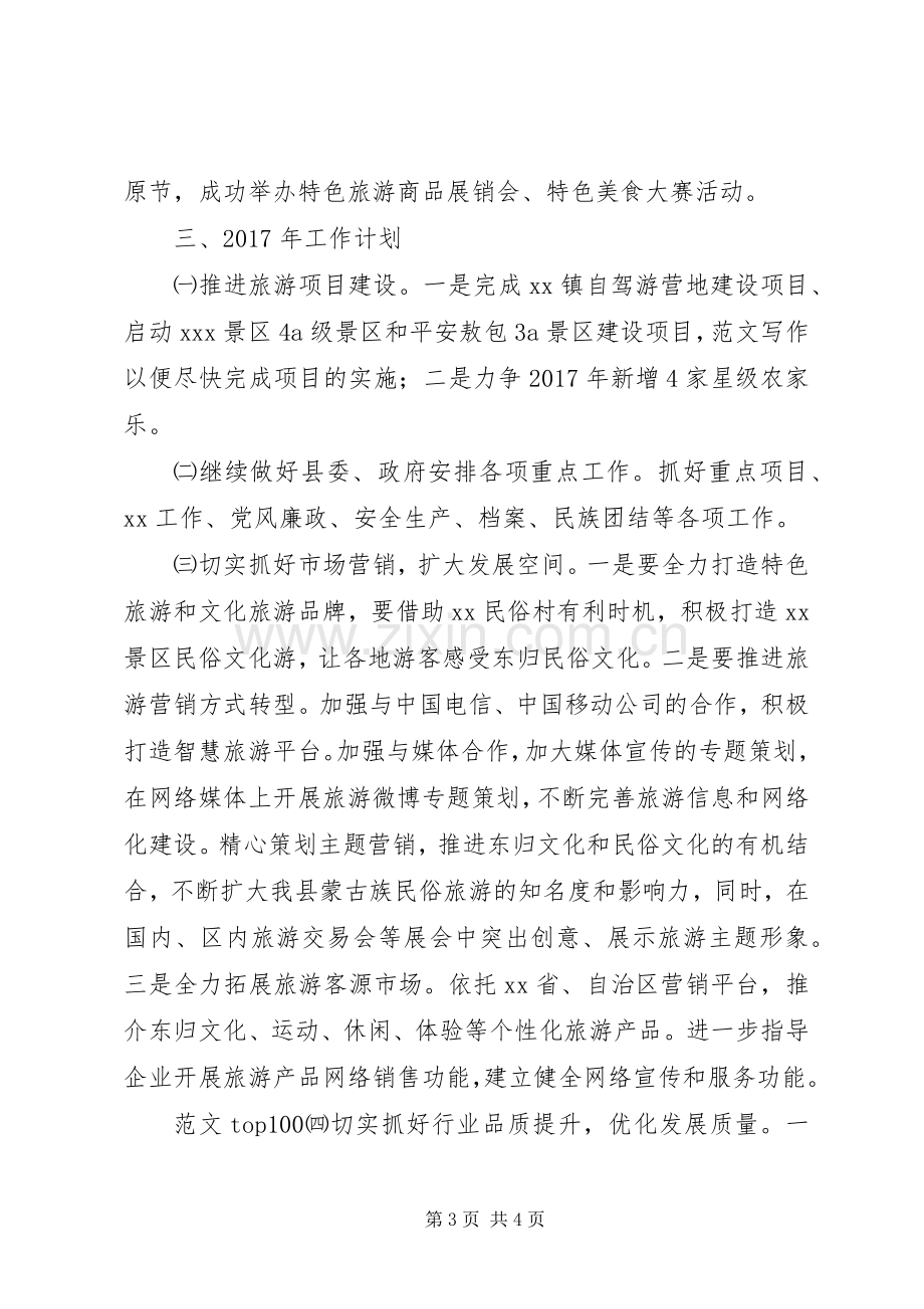 旅游局XX年工作总结及计划.docx_第3页