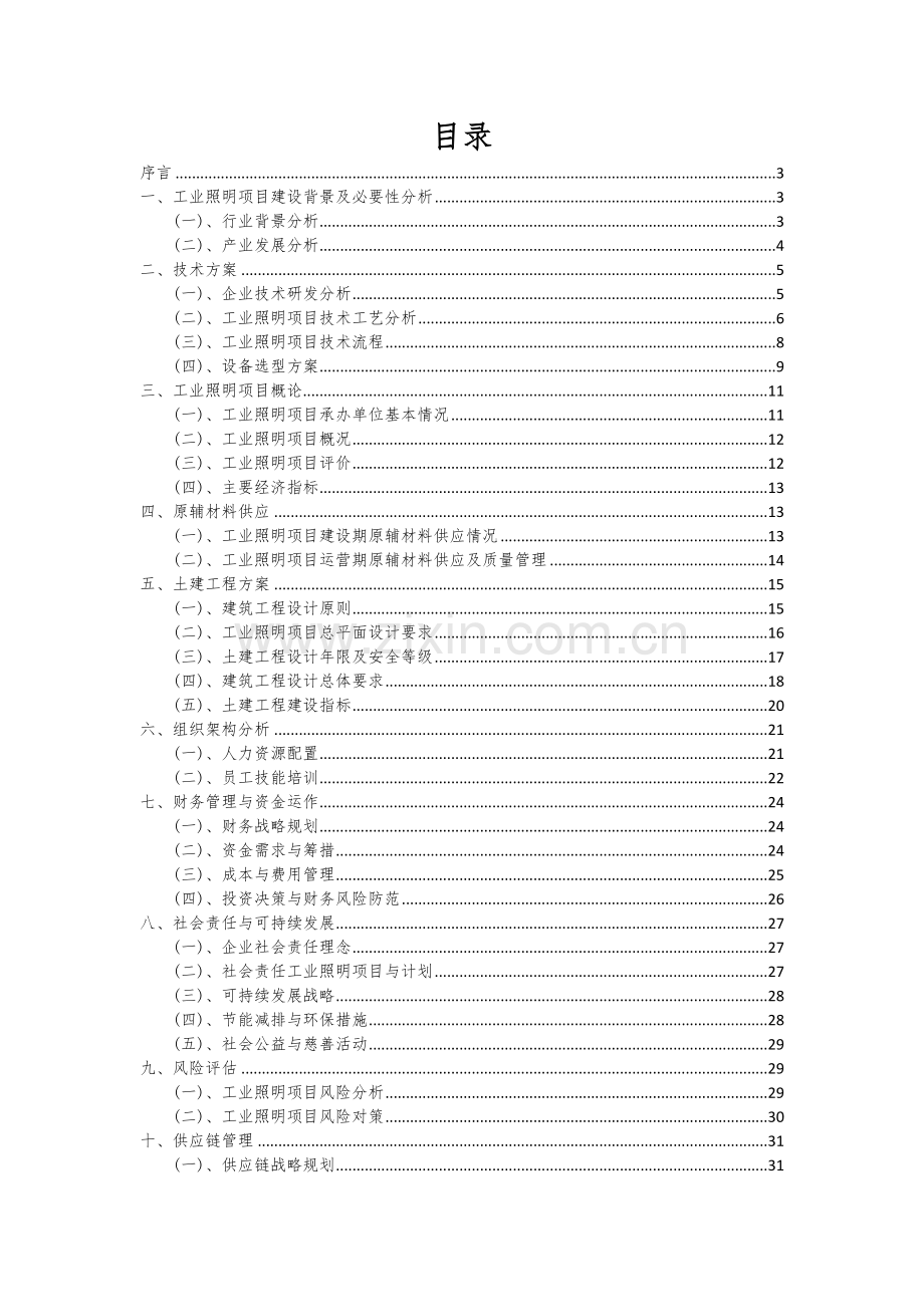 工业照明项目可行性研究报告.docx_第2页