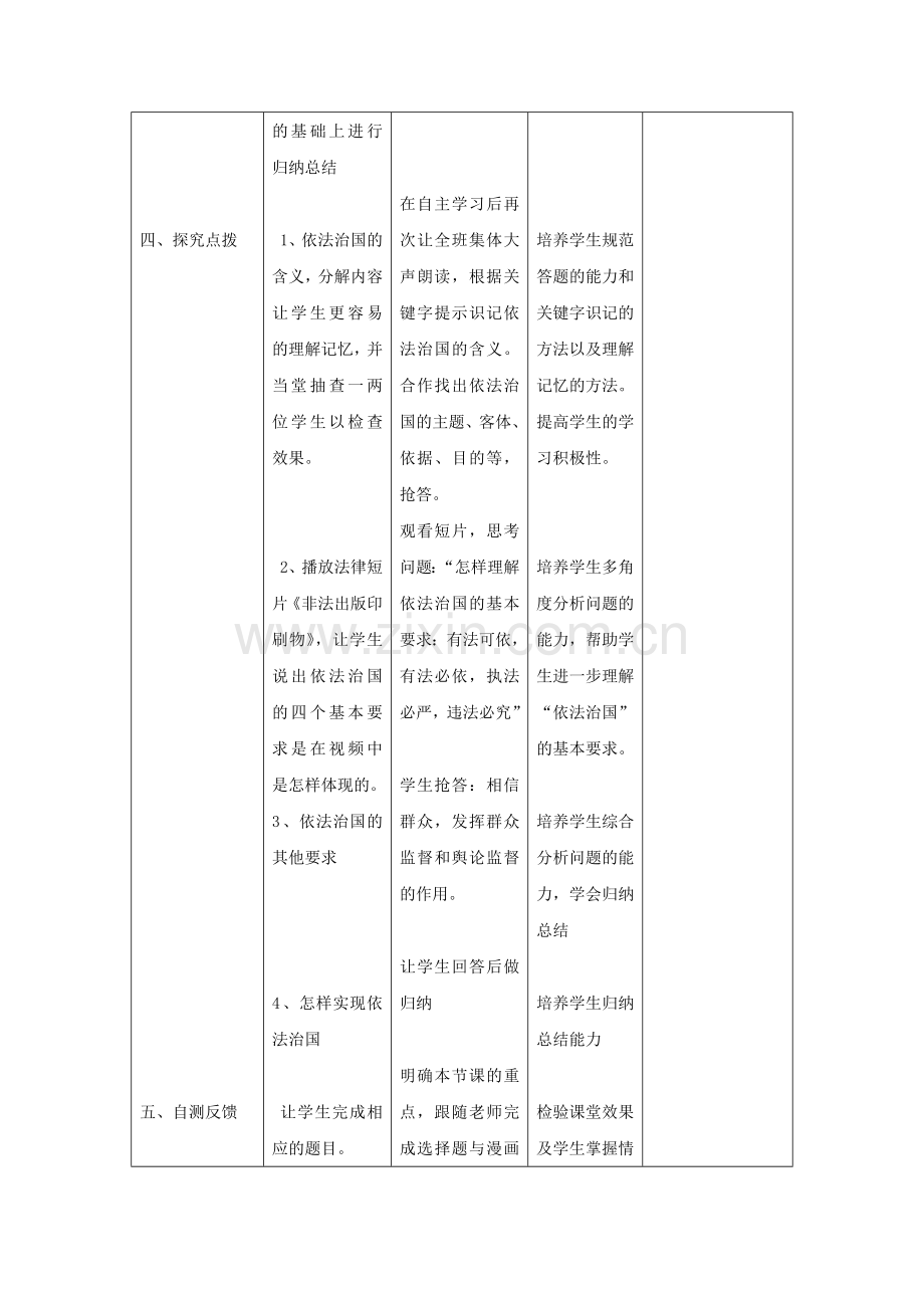 第八课《依法治国》教学设计.doc_第3页