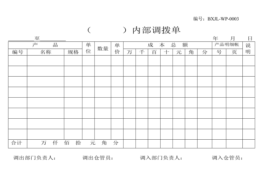 ISO记录表单模板汇总.docx_第3页