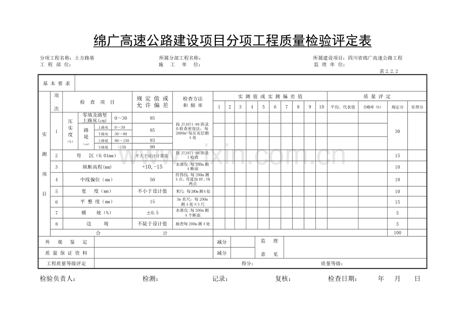 质量检验评定表.docx_第3页