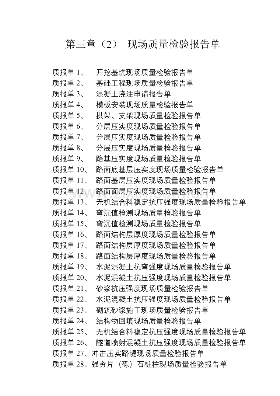 现场质量检验报告单.docx_第1页