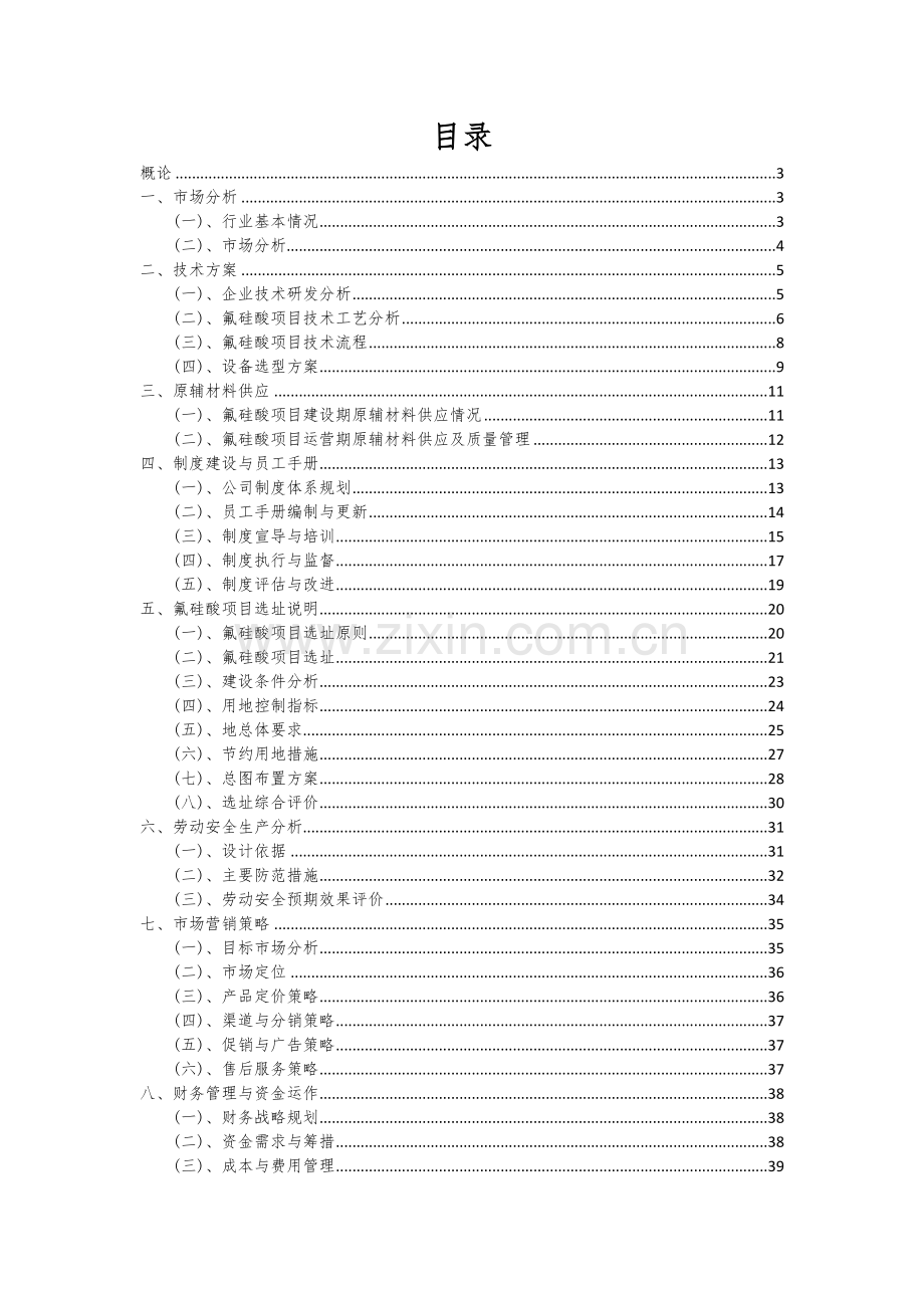 氟硅酸项目可行性研究报告.docx_第2页