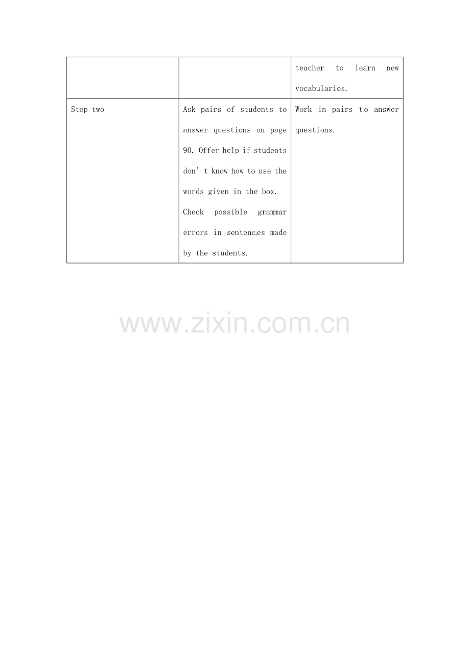 天津市武清区杨村第五中学九年级英语上册《Module 11 Population Unit 2 Vocabulary and Reading》教案 外研版.doc_第2页