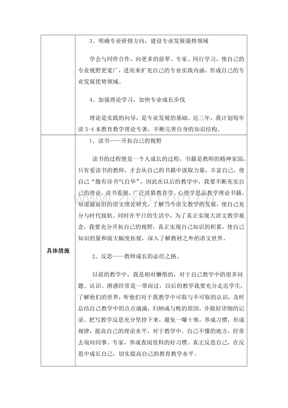 个人专业发展规划1.doc_第2页