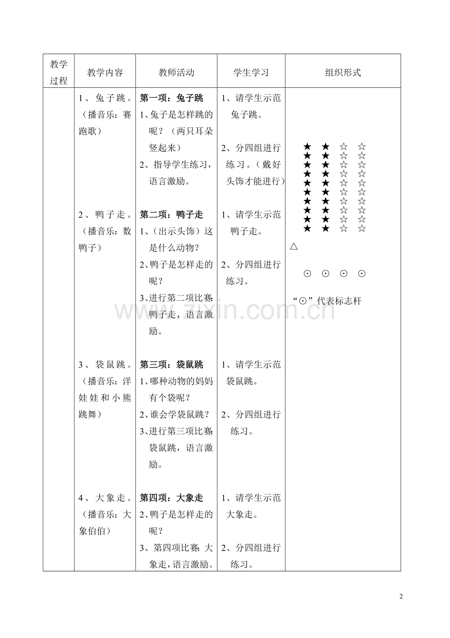 动物园里的运动会教学设计.doc_第2页