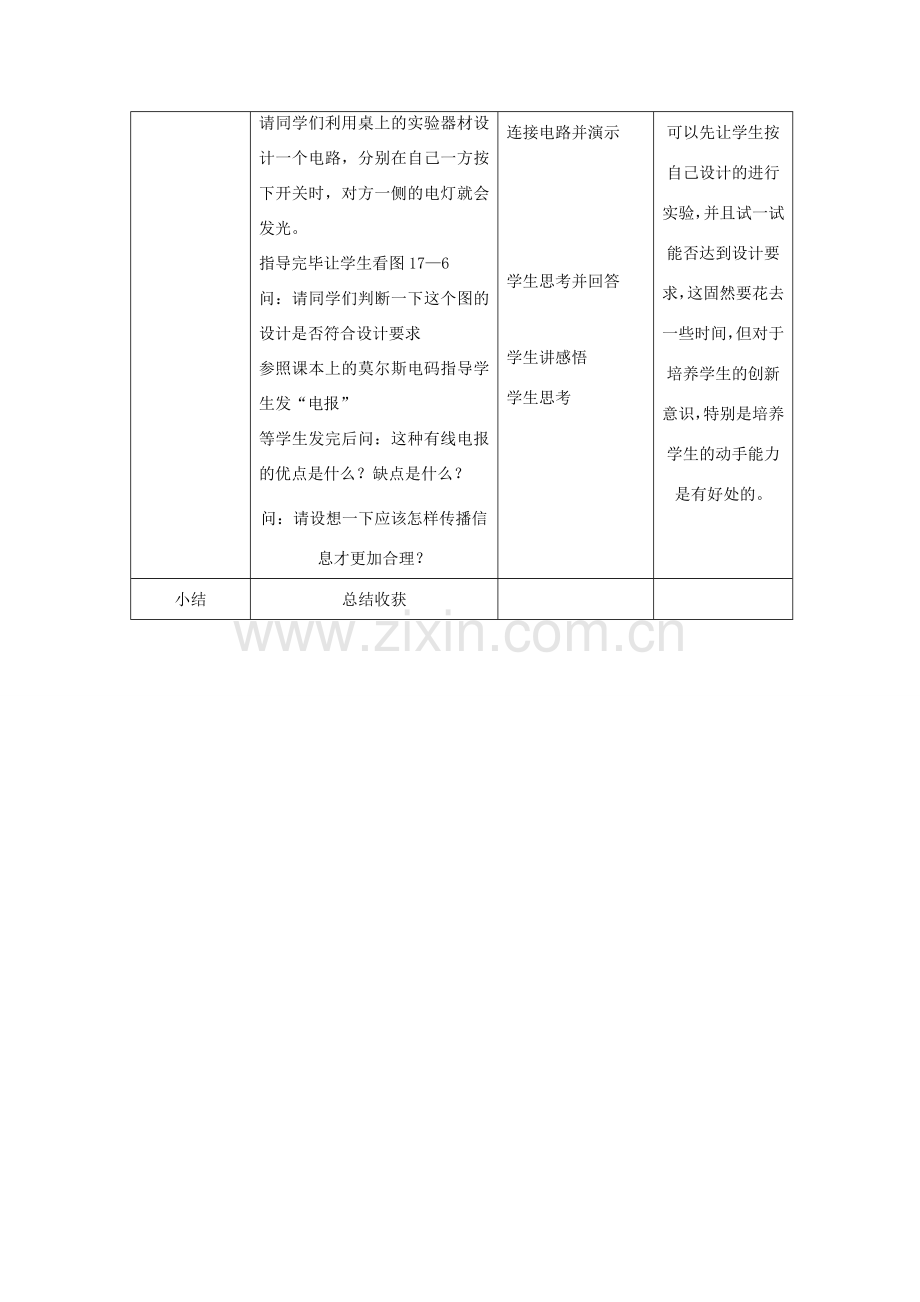 九年级物理下册 17.1信息与信息传播教案 （新版）苏科版-（新版）苏科版初中九年级下册物理教案.doc_第3页