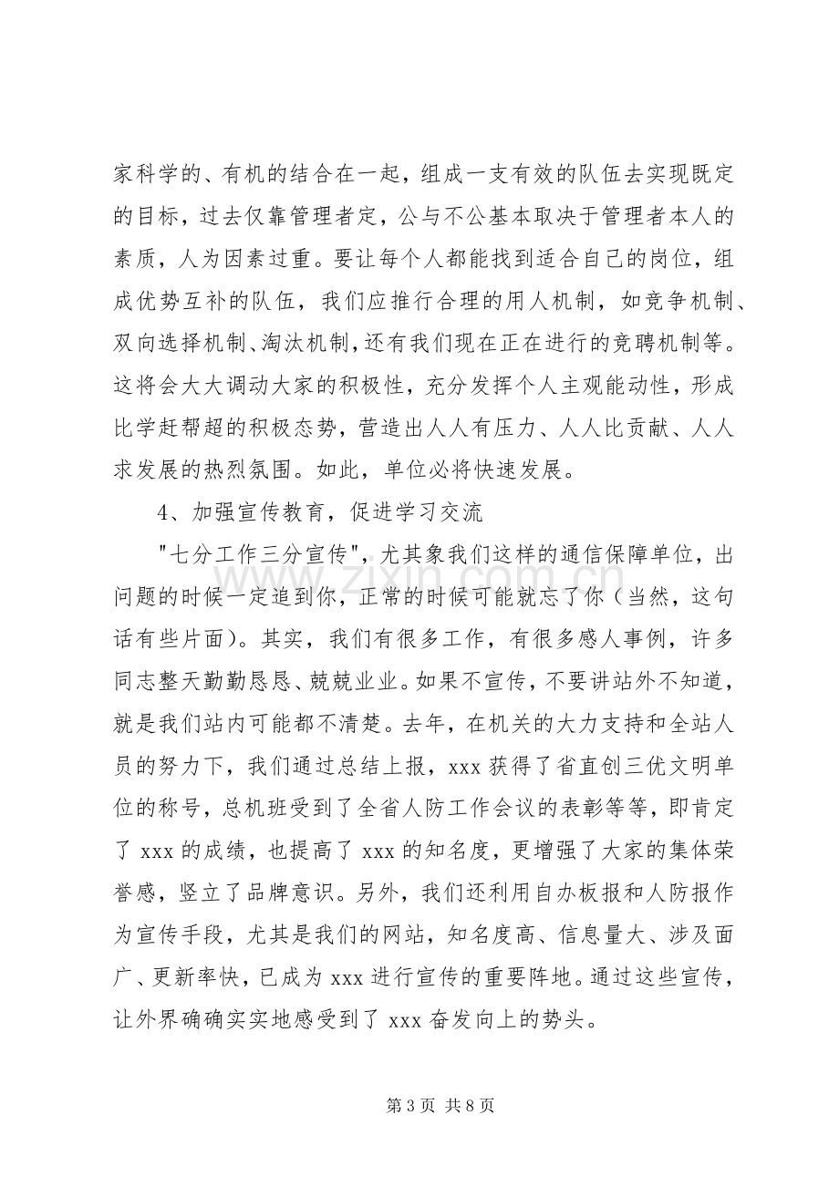 竞职通信站副站长演讲稿范文.docx_第3页