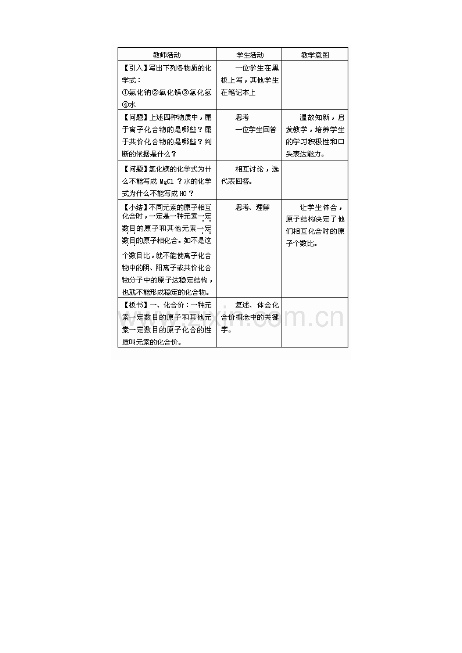 新人教版九年级化学上册化学式与化合价2.doc_第2页