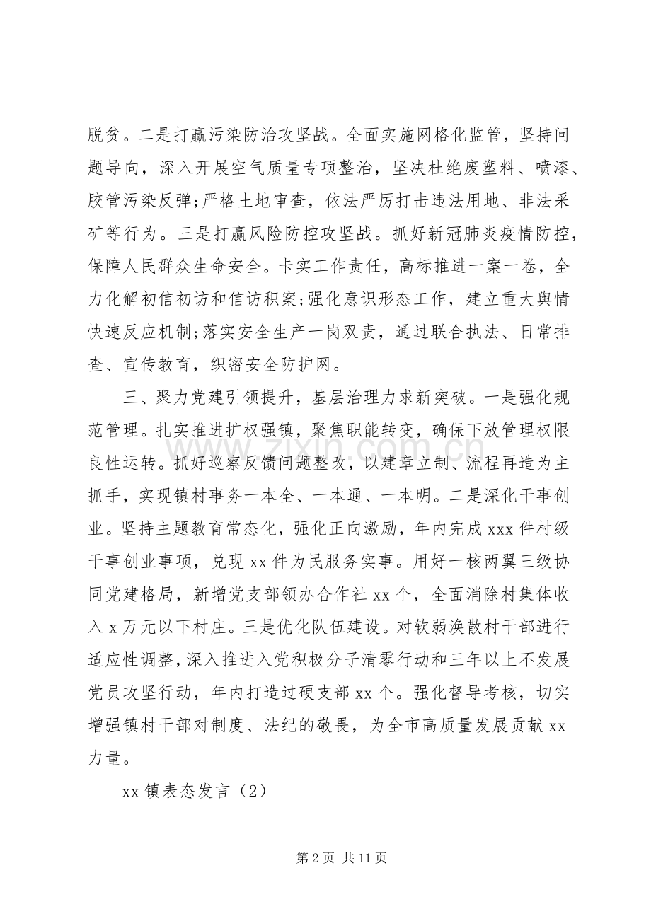 20XX年“攻坚突破年”动员大会单位表态发言稿6篇（1）.docx_第2页