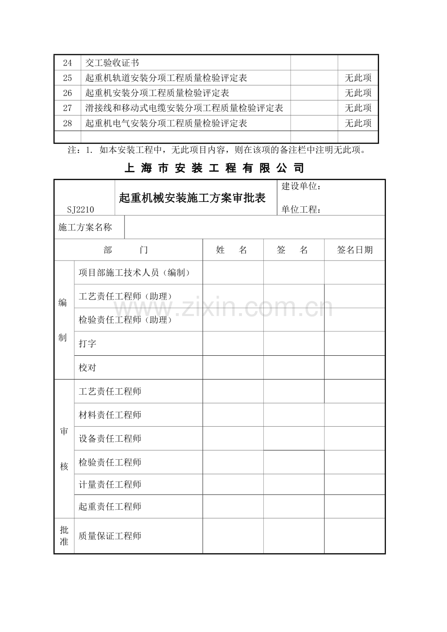 起重机械安装质量检查记录汇总表.docx_第3页