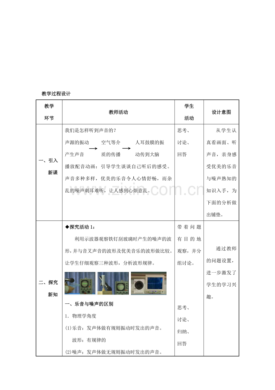 八年级物理上册 第二章 第4节 噪声的危害和控制教案 （新版）新人教版-（新版）新人教版初中八年级上册物理教案.doc_第3页