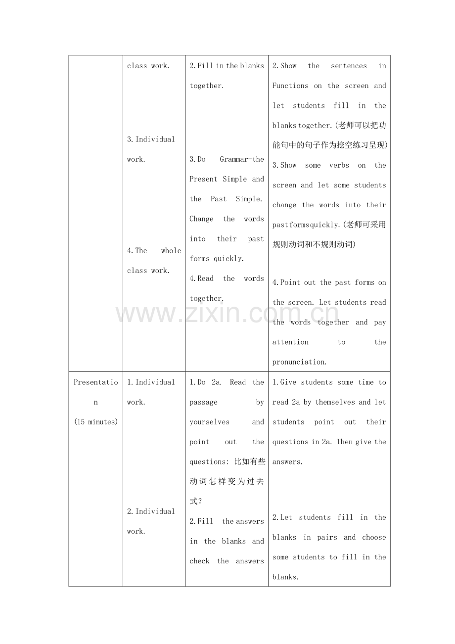 七年级英语下册 Unit 8 The seasons and the Weather Topic 1 How is the weather in winter Section D教案 （新版）仁爱版-（新版）仁爱版初中七年级下册英语教案.doc_第3页