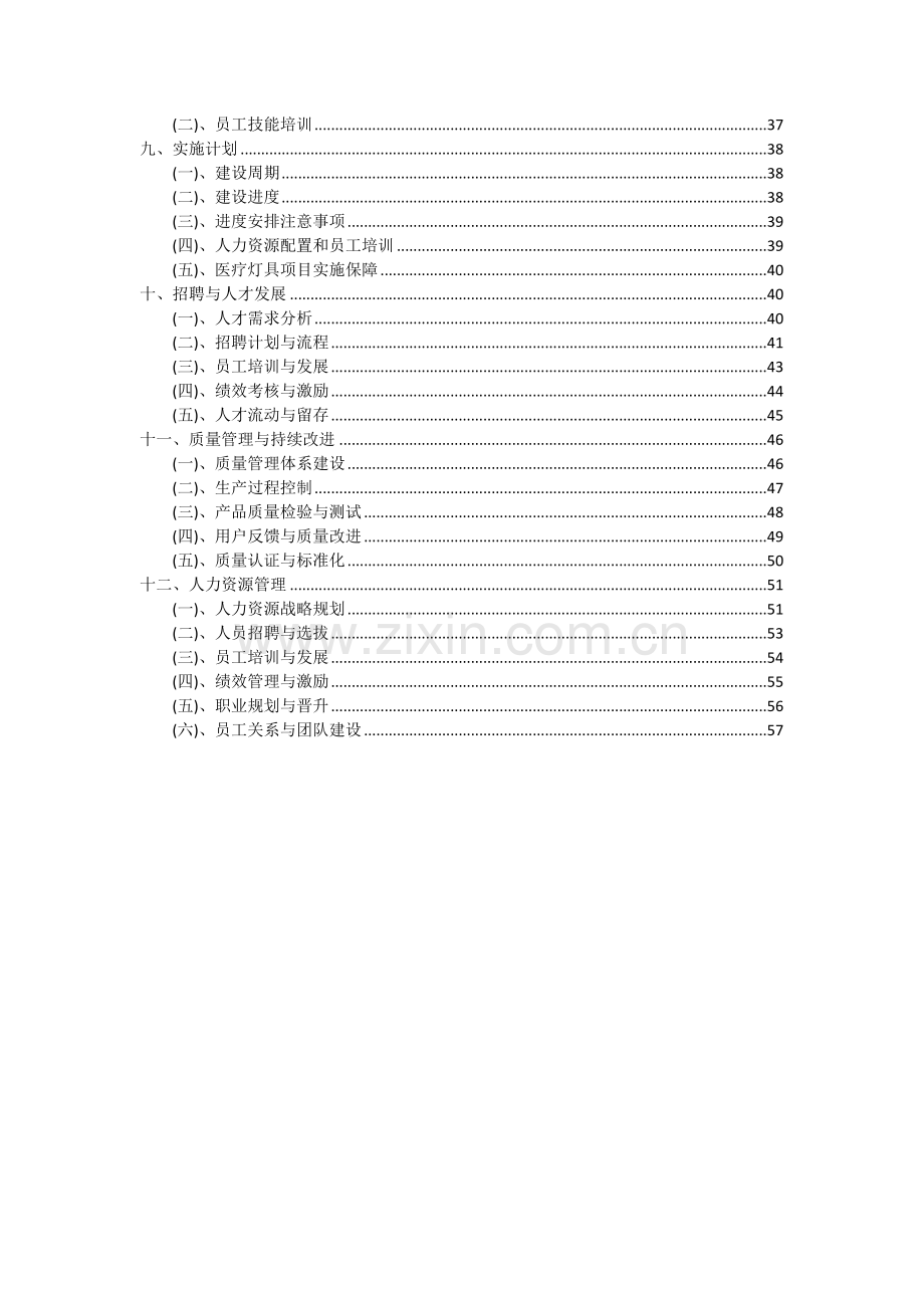 医疗灯具项目投资分析及可行性报告.docx_第3页