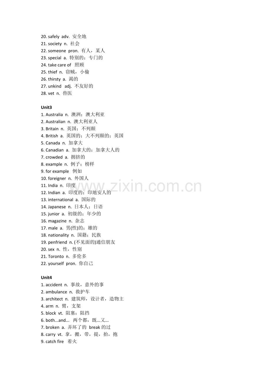 牛津上海七年级上单词汇.doc_第2页