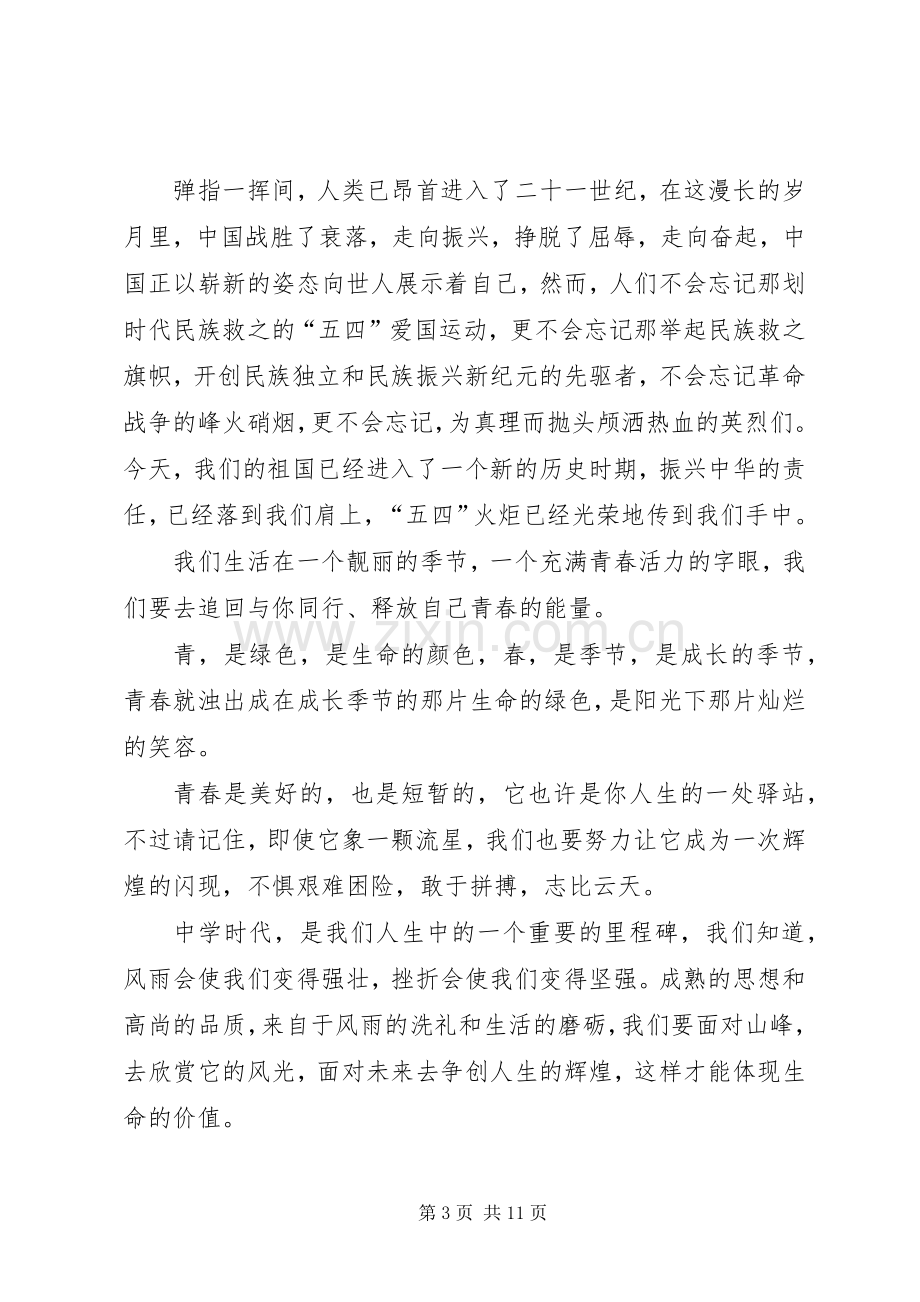 青年节讲话发言稿合集.docx_第3页