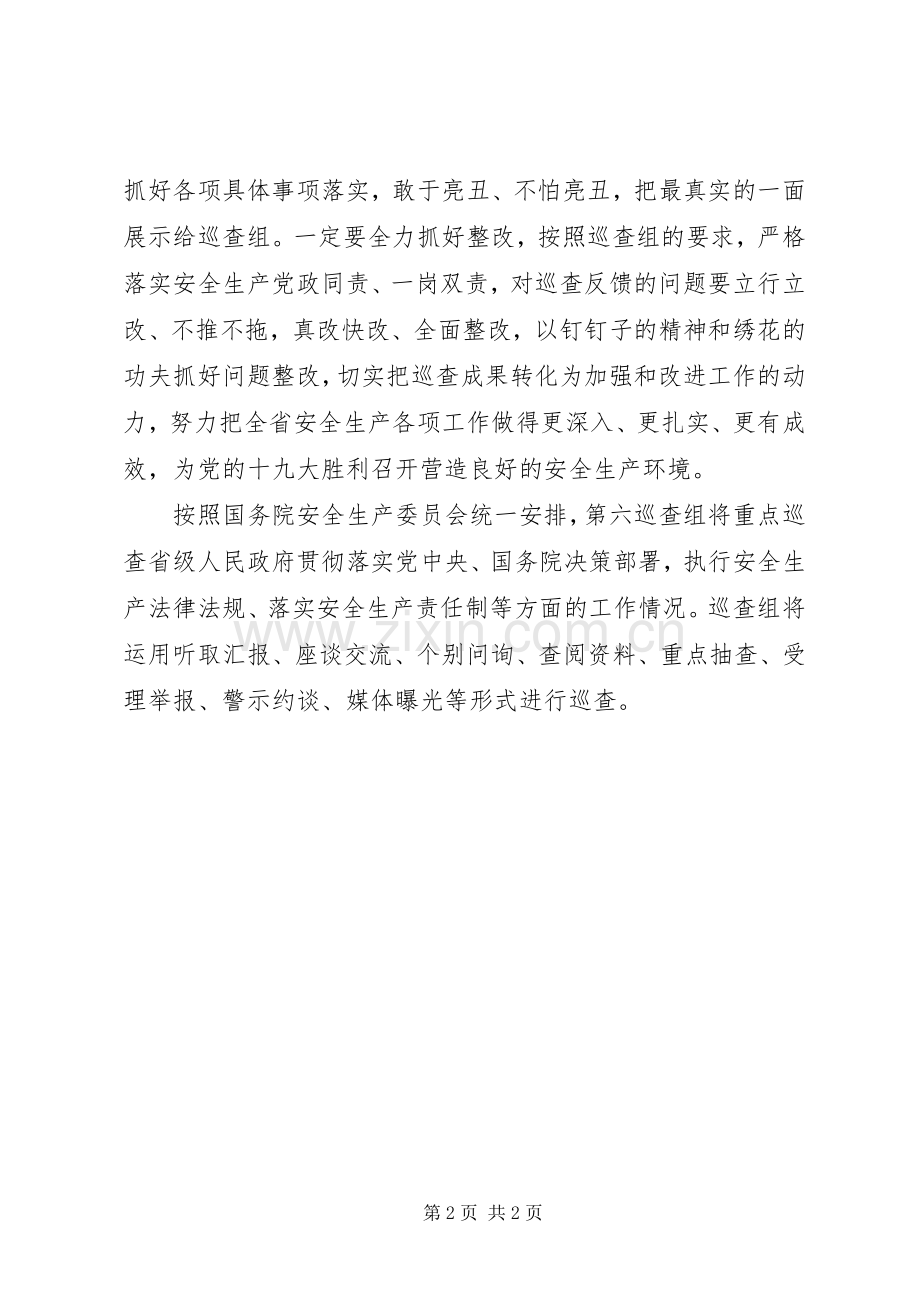 20XX年安全生产巡查工作动员会议讲话发言稿.docx_第2页