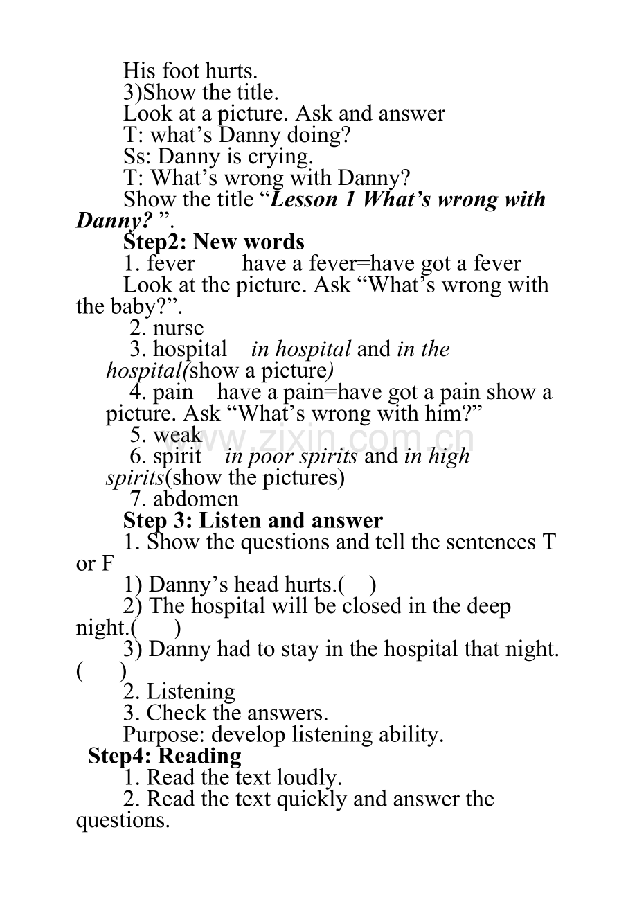 九年级英语上Lesson1教案.doc_第3页