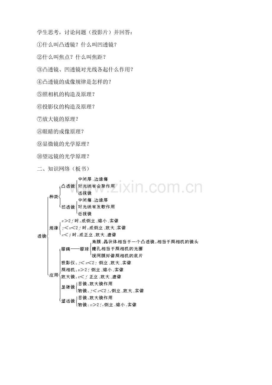 八年级物理新人教版第三章复习和应用.doc_第2页