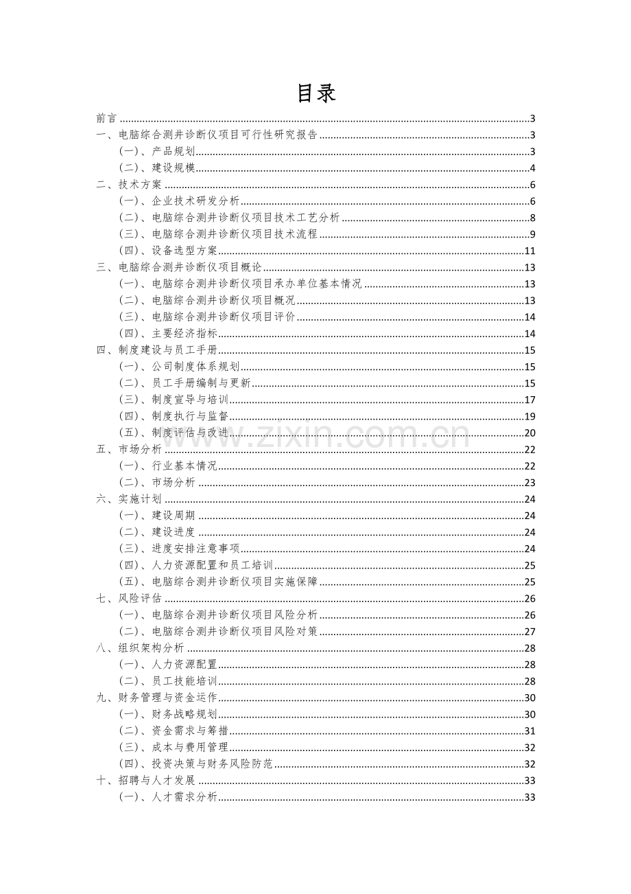 电脑综合测井诊断仪项目投资分析及可行性报告.docx_第2页