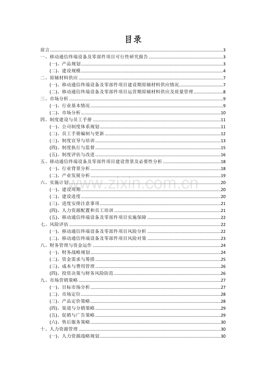 移动通信终端设备及零部件项目可行性研究报告.docx_第2页