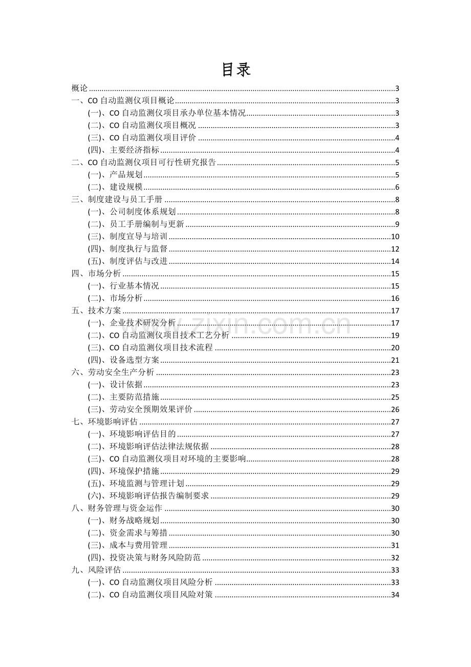 CO自动监测仪项目可行性研究报告.docx_第2页