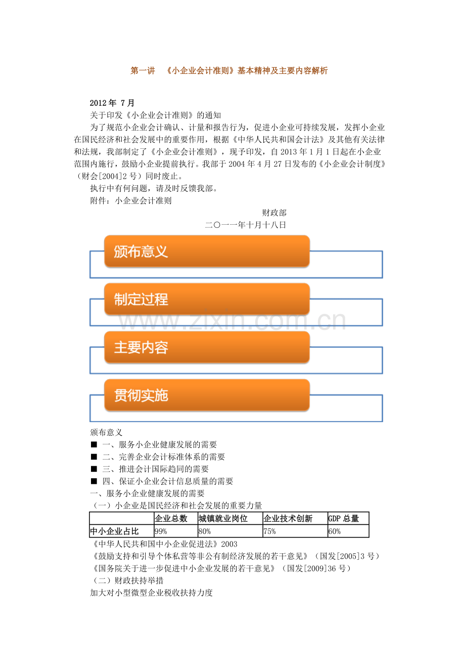 税务管理知识准则及小企业财务会计培训讲义.docx_第1页