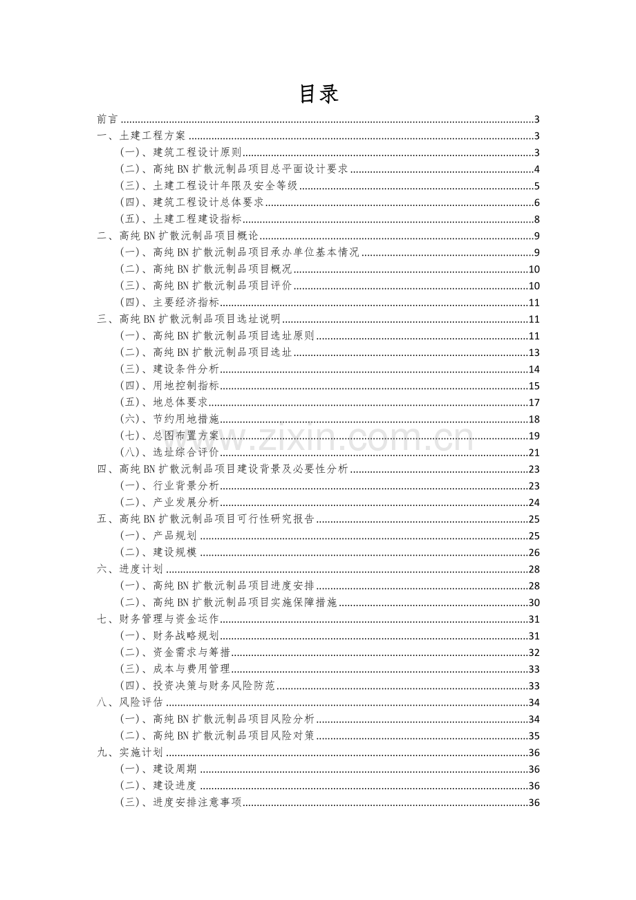 高纯BN扩散沅制品项目深度研究分析报告.docx_第2页