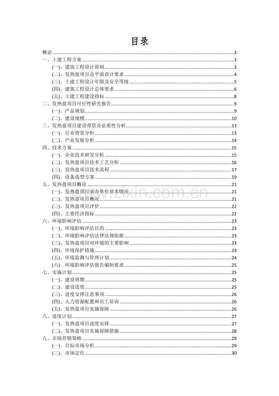 发热盘项目可行性研究报告.docx_第2页