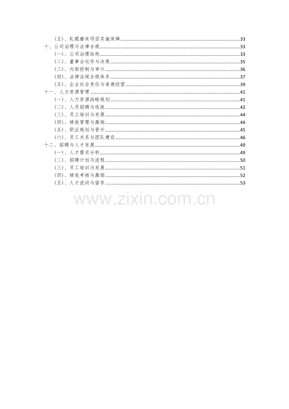 轧辊磨床项目可行性研究报告.docx_第3页