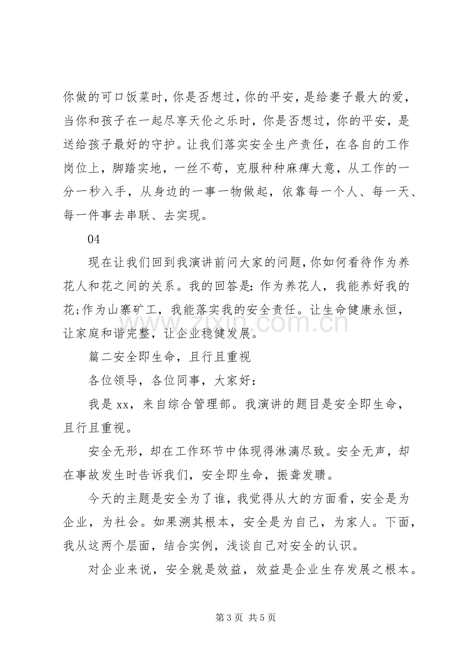 企业安全生产月主题演讲2篇.docx_第3页