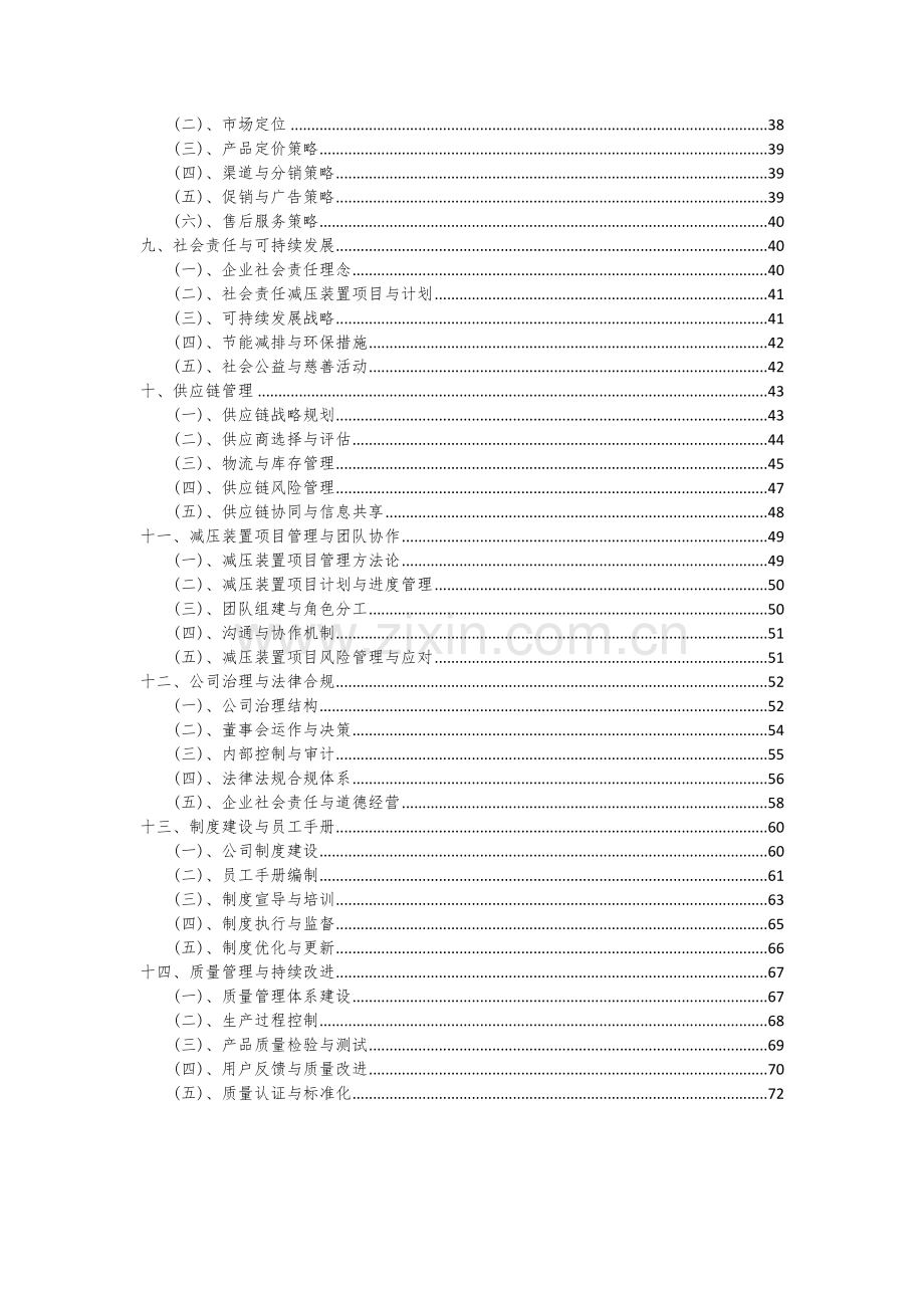 减压装置项目可行性分析报告.docx_第3页