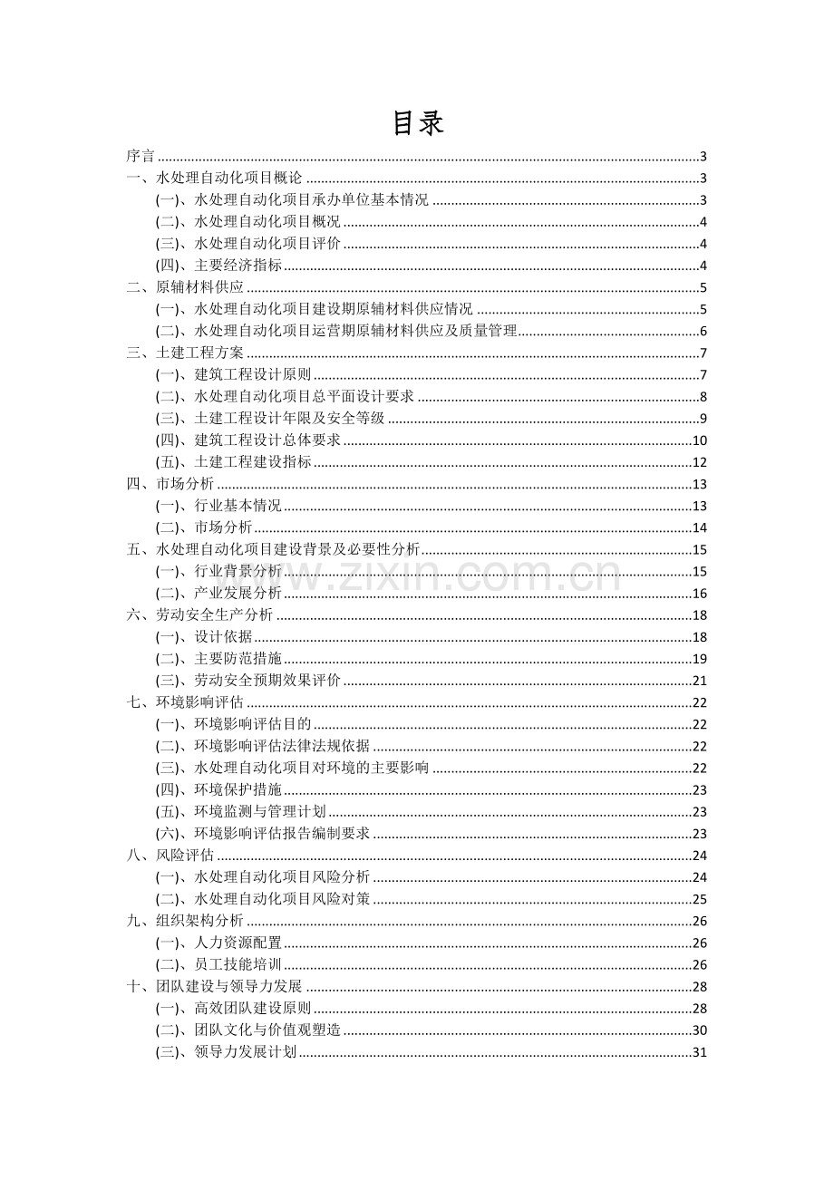 水处理自动化项目可行性研究报告.docx_第2页