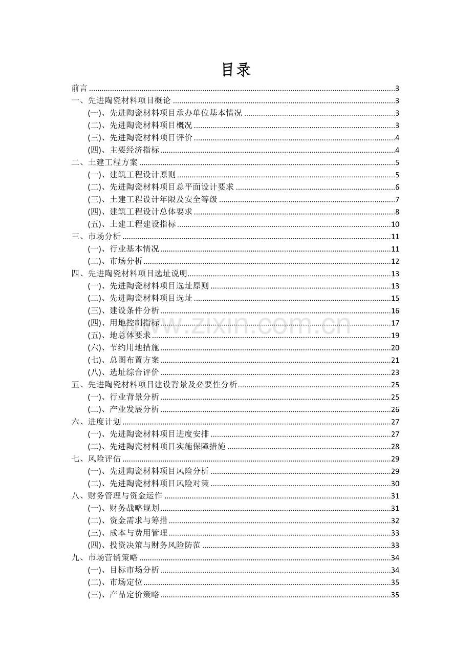 先进陶瓷材料项目可行性研究报告.docx_第2页