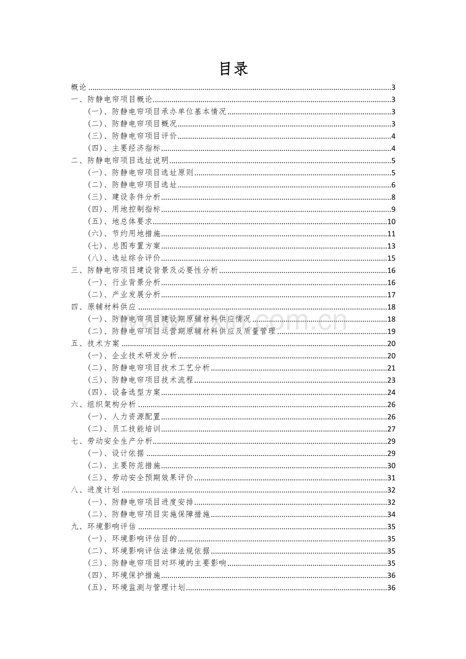 防静电帘项目可行性分析报告.docx_第2页