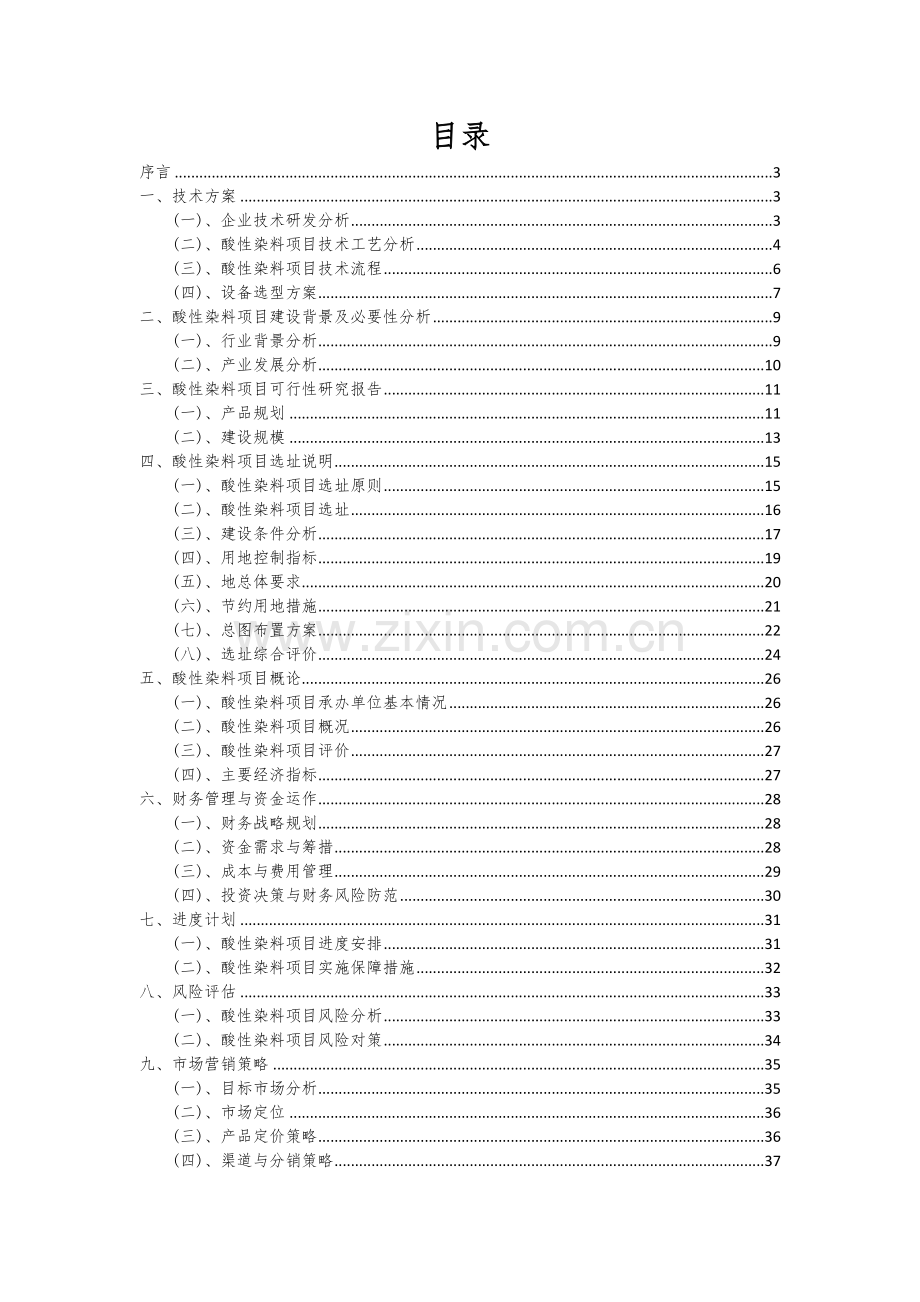 酸性染料项目可行性分析报告.docx_第2页