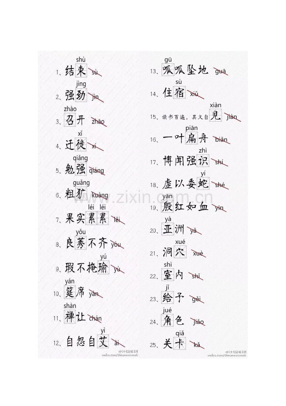 容易读错的116个字.doc_第1页