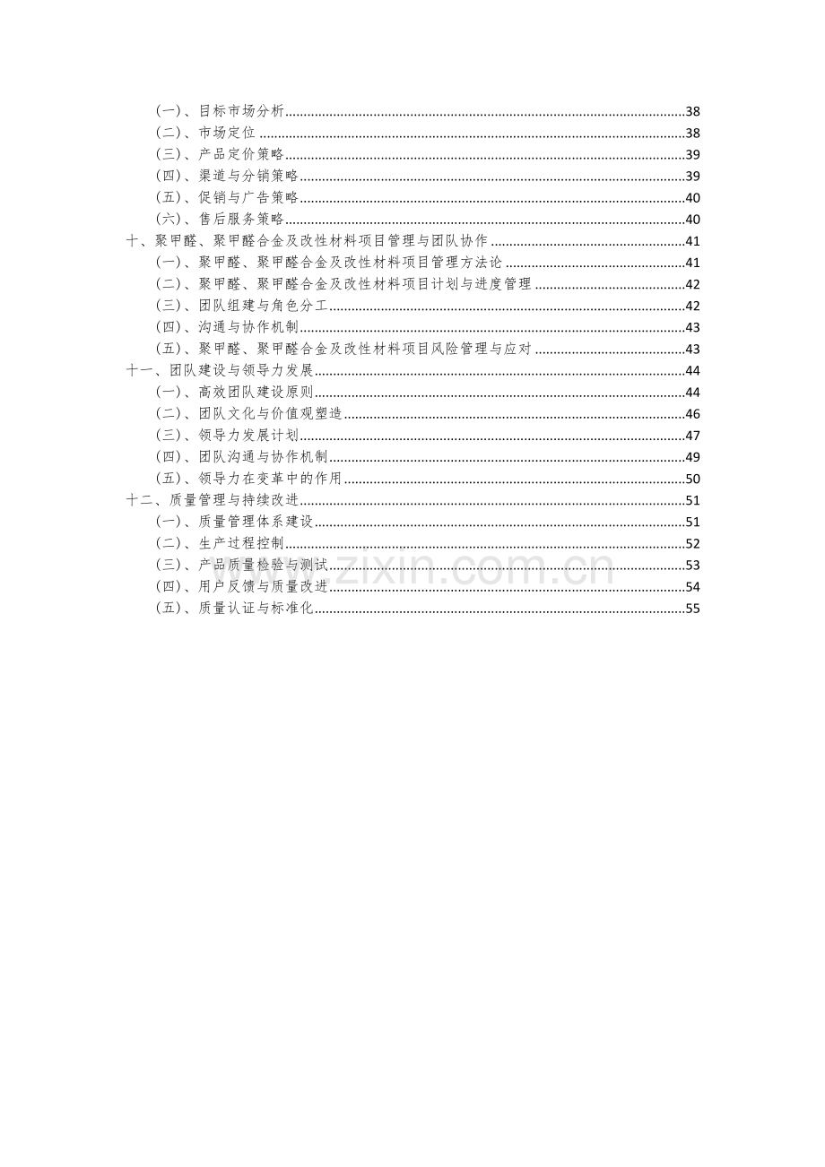 聚甲醛、聚甲醛合金及改性材料项目可行性研究报告.docx_第3页