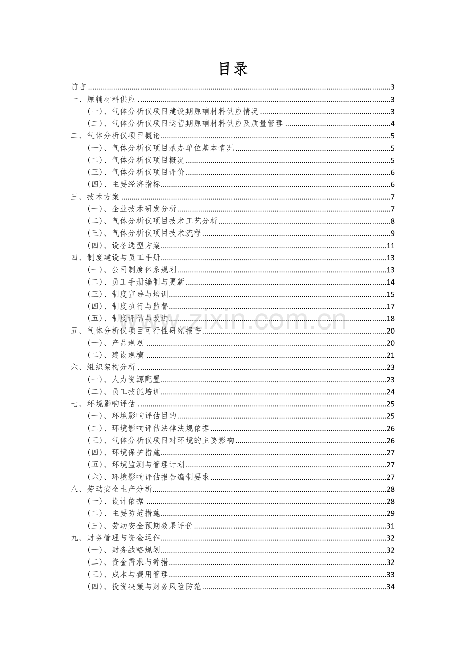 气体分析仪项目可行性分析报告.docx_第2页