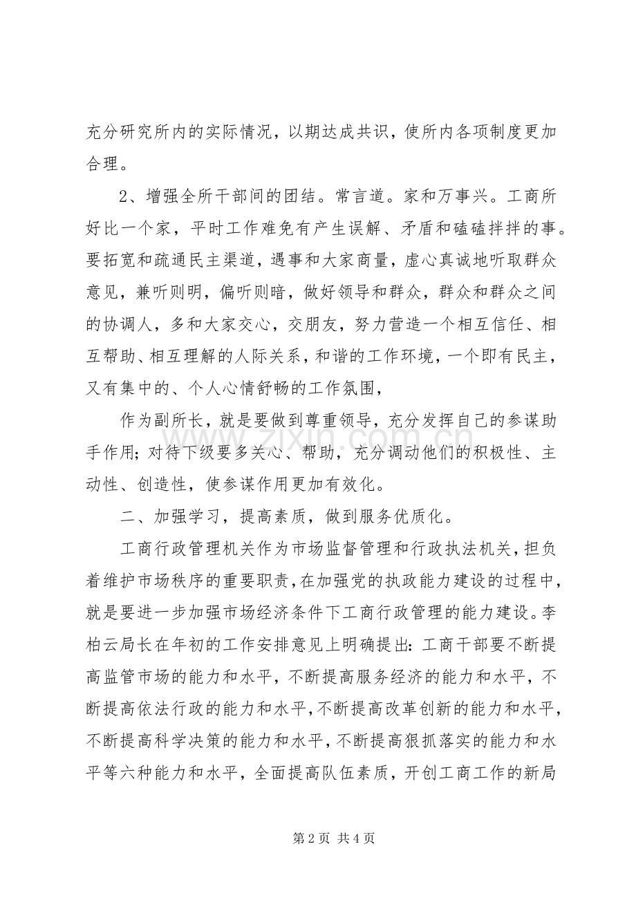 县工商所副所长竞聘演讲致辞.docx_第2页