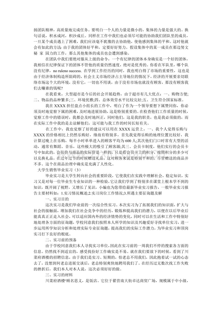 大学生销售毕业实习总结.doc_第2页