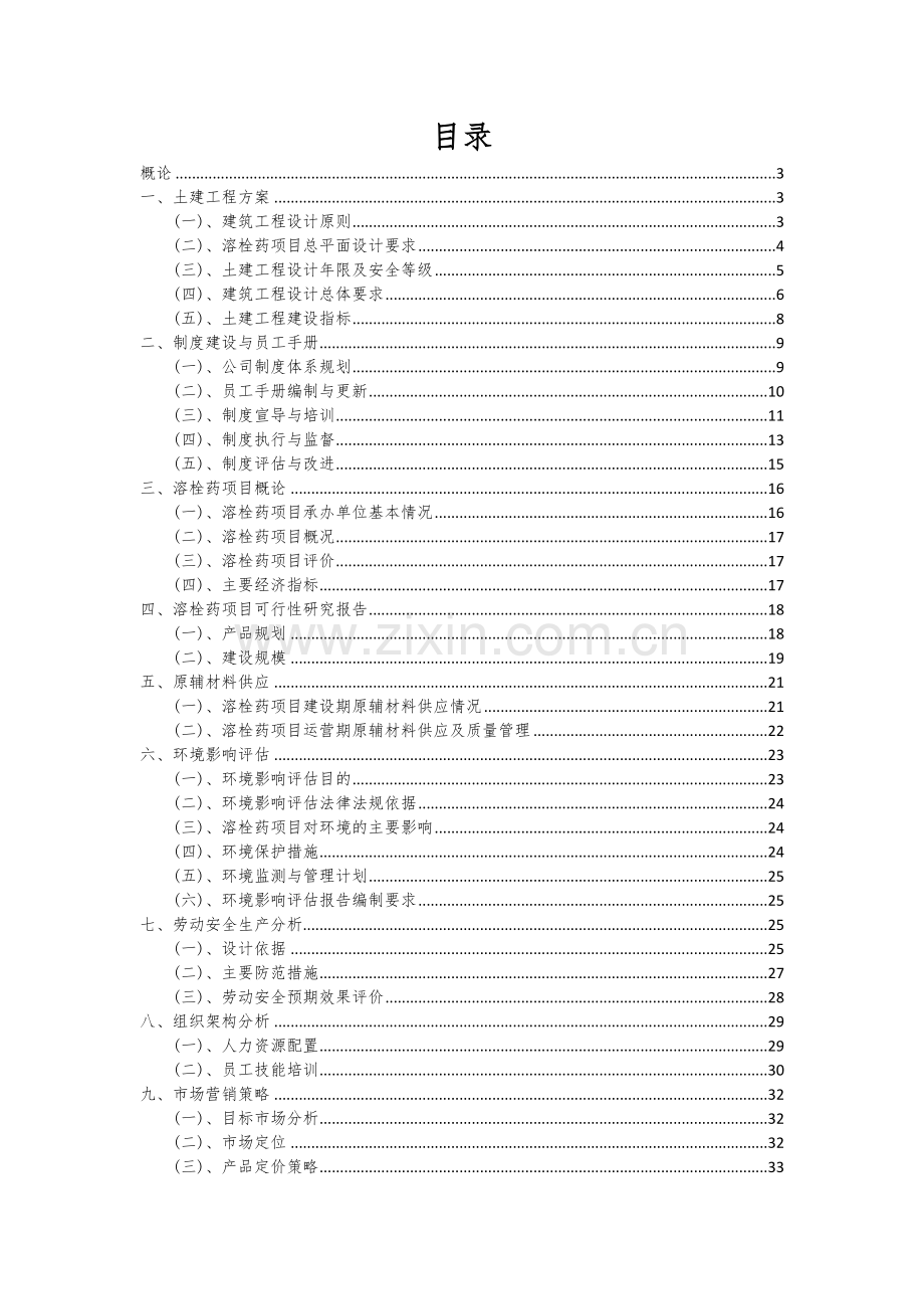 溶栓药项目可行性研究报告.docx_第2页